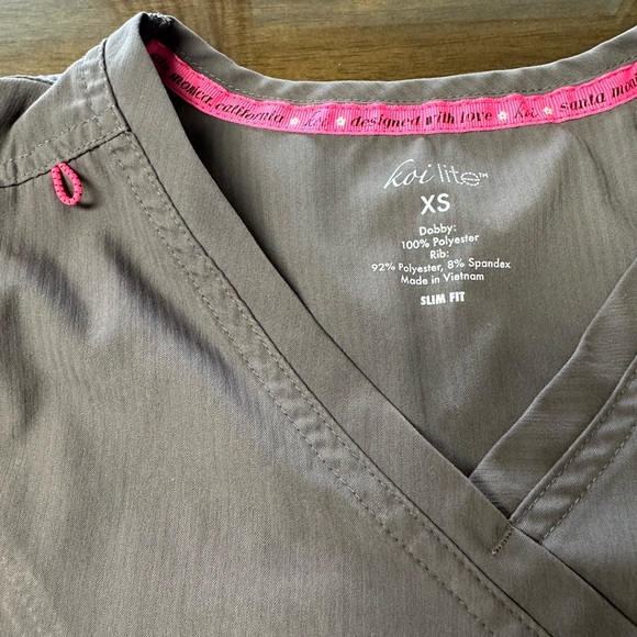 Koi Lite Scrub Set XS Gray - Picture 2 of 8